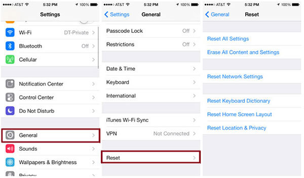 how to fix iphone icloud backup time keeps increasing via reseting network settings