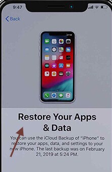 new iphone quick start not working