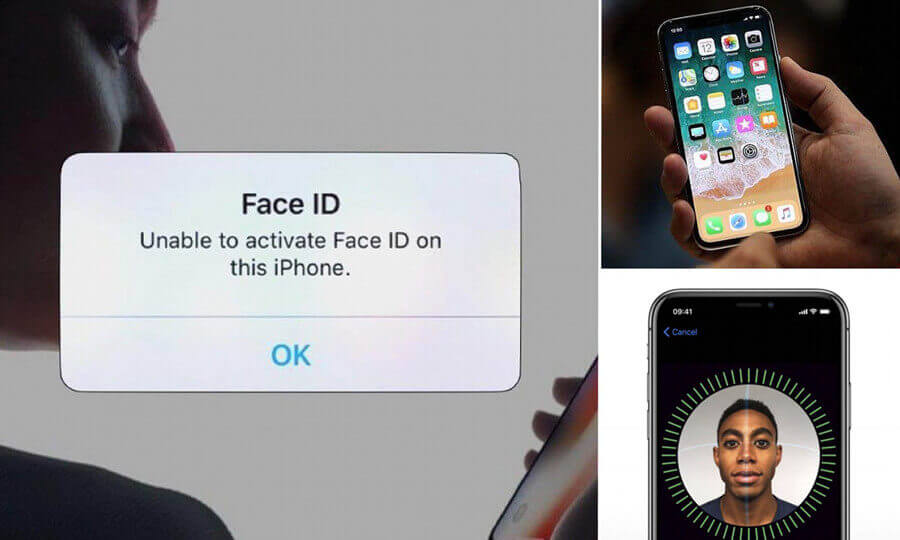 unable to activate face id on this iphone