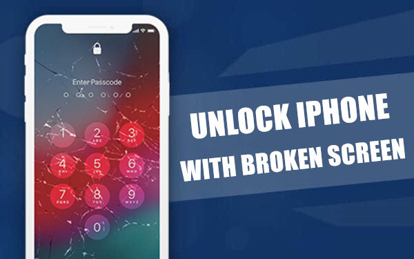 unlock iphone with broken screen