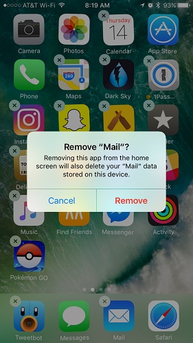 mail not working after ios 15