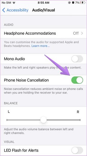  Disable iPhone Noise Cancellation