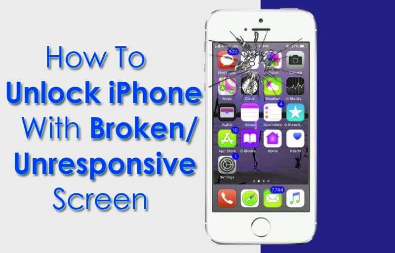 how to unlock iphone with unresponsive screen