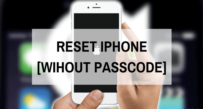 how to factory reset iphone without password