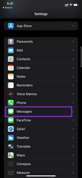 find iMessages to fix icloud and imessage accounts are different