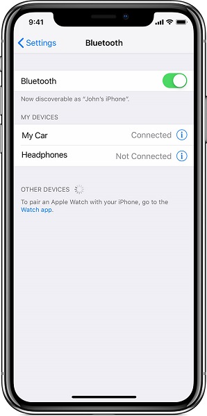 iphone not connecting to bluetooth