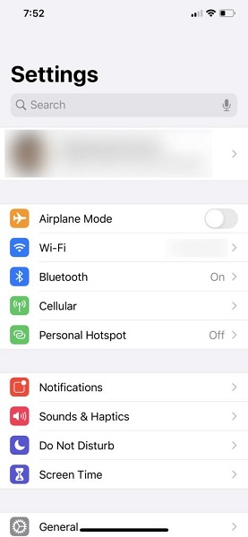 restart iphone and wifi