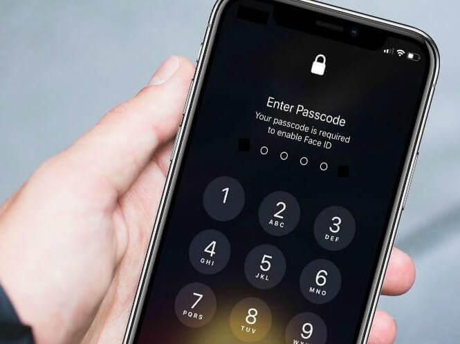 your passcode is required to enable face id solved