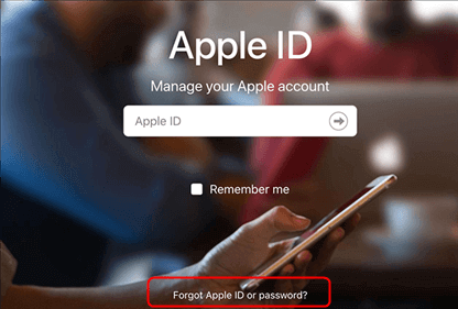 forgot apple id or password