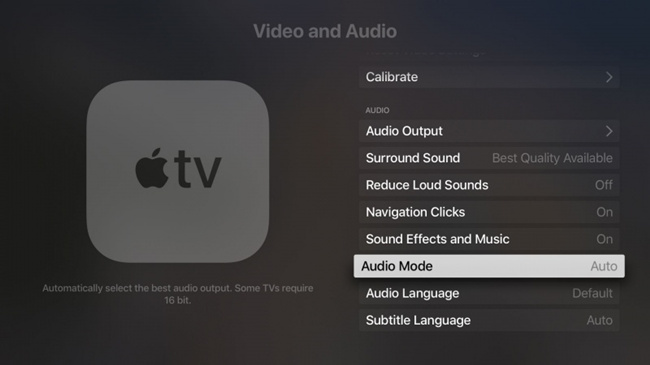 no sound from apple tv
