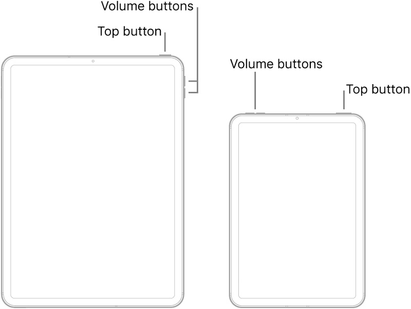 Restart iPad without home button to fix apple pencil wont charge or connect