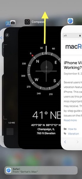 compass not working iphone 5