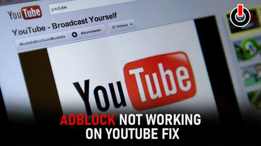 fix adblock not working on youtube