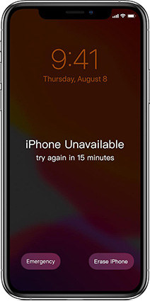 iphone is unavailable