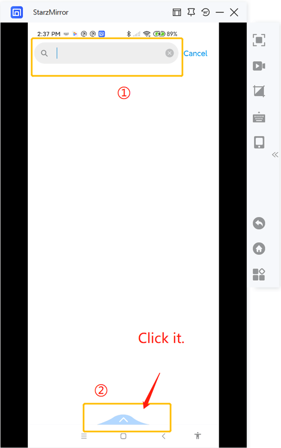 text input box