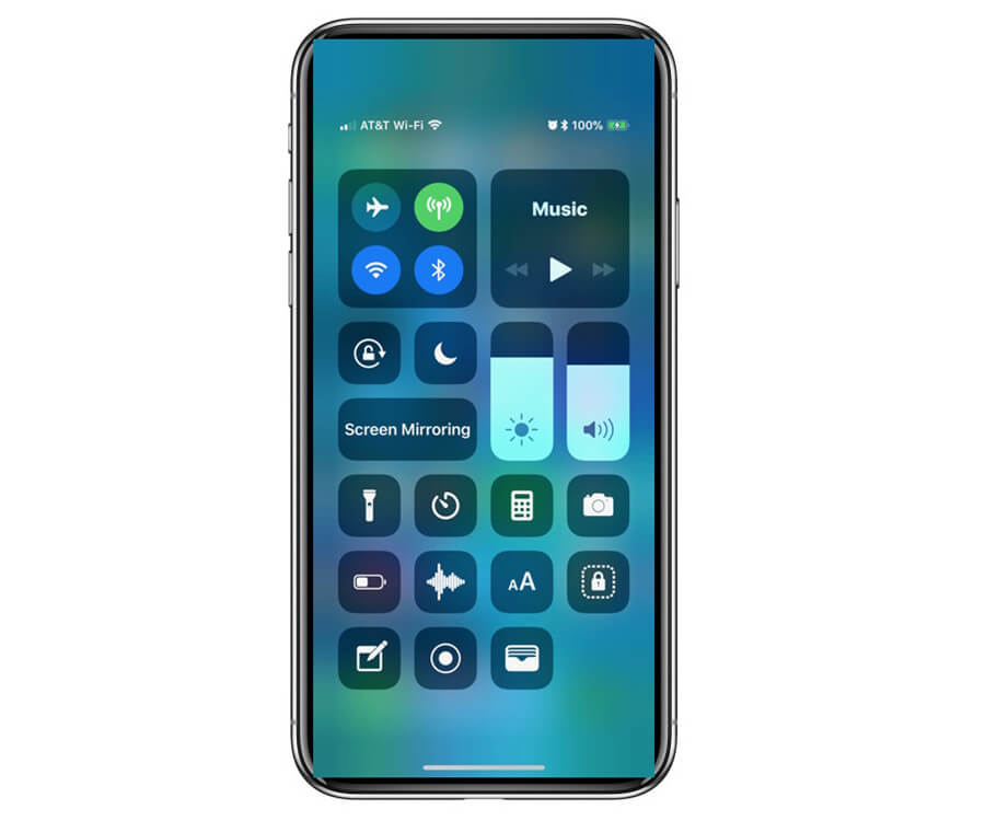 control center iphone