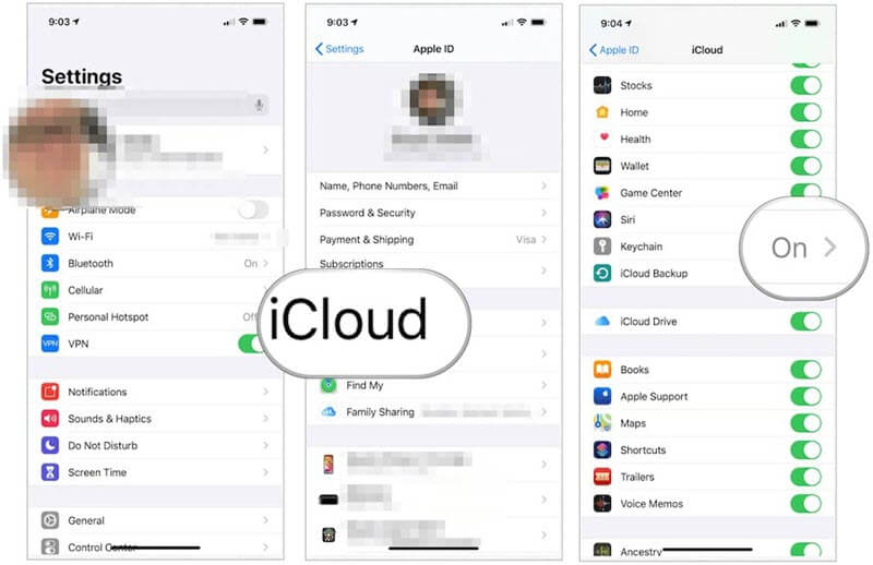 disable icloud keychain