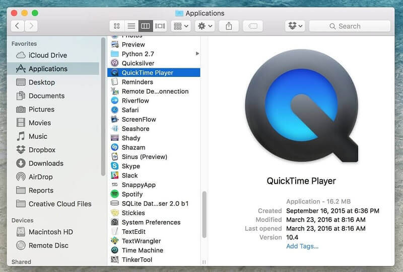 quicktime player