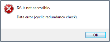 data error cyclic refundancy check