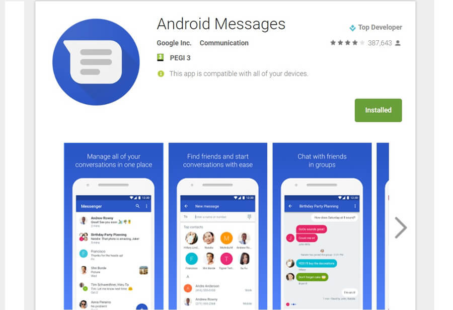 android messages