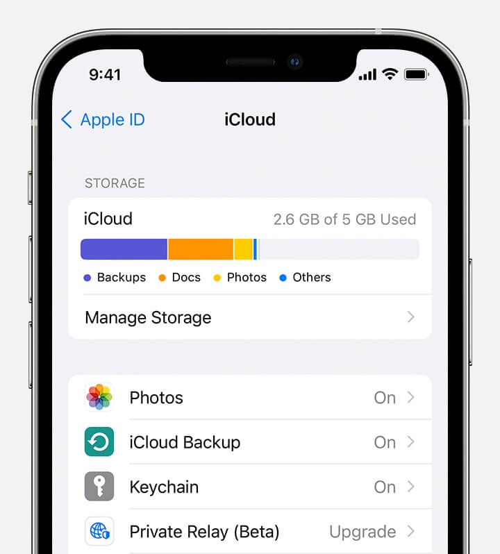 fix icloud backup time keeps increasing via clearing iCloud storage space