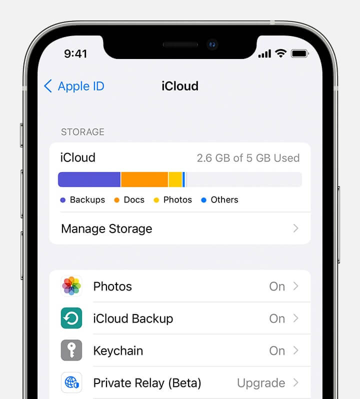 icloud storage