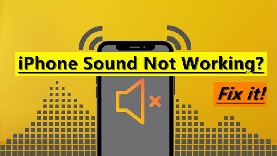 iphone email sound not working
