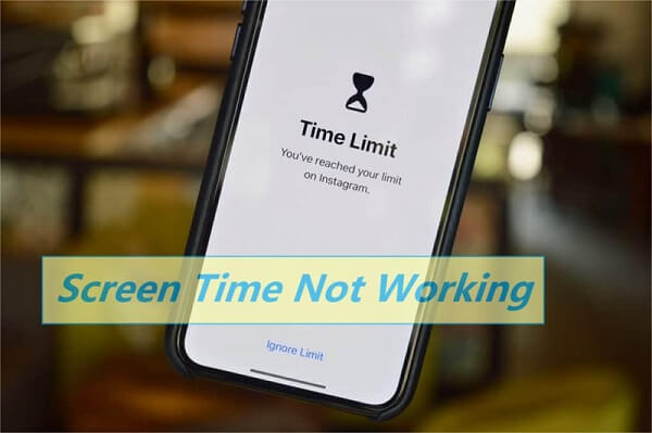 screen time not working