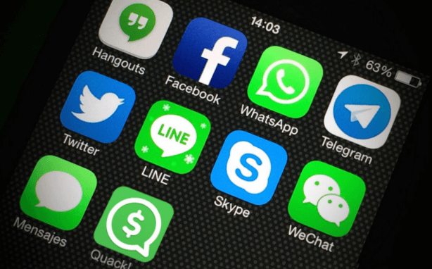 social media messages apps