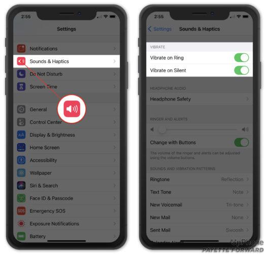 iphone not vibrating on silent ios 15