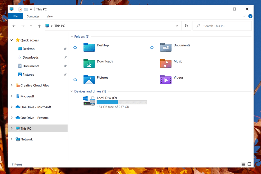 windows file explorer