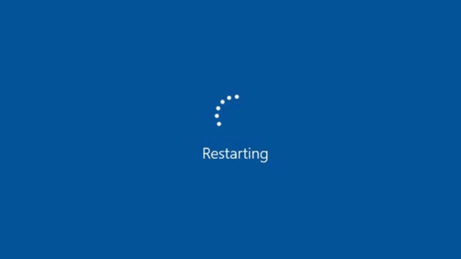 restart the pc