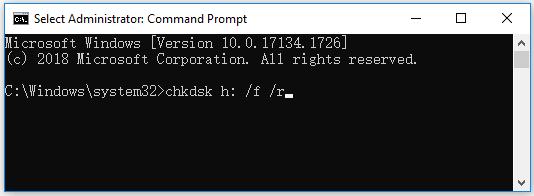 how to fix a sd card that wont format via chkdsk cmd