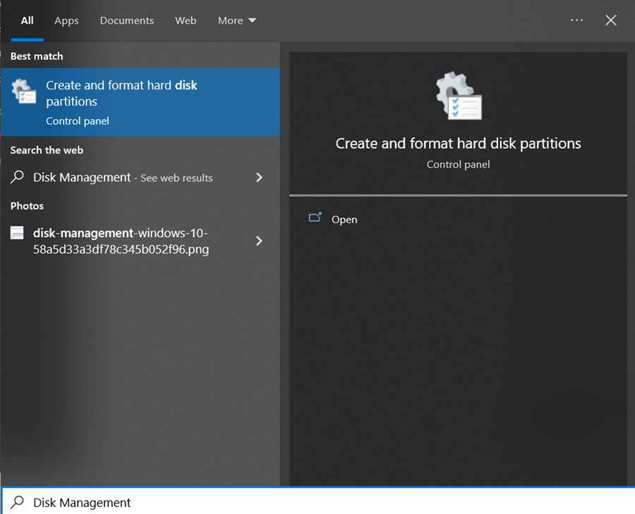 create and format hard disk partitions