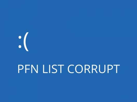 pfn list corrupt