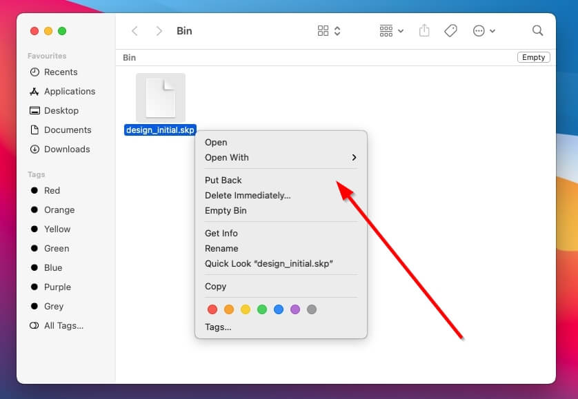 recycle bin mac