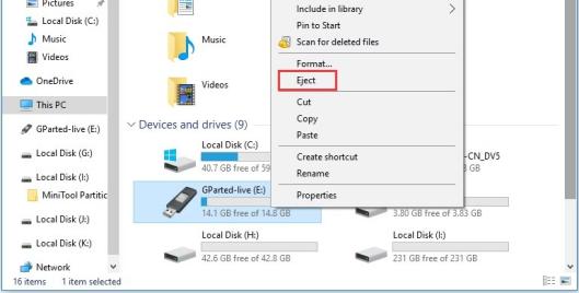 problem ejecting usb attached scsi uas mass storage device