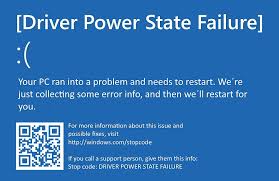 driver power state failure
