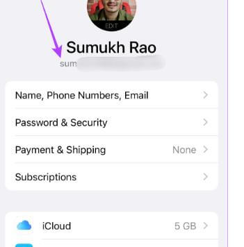 note down Apple ID to fix icloud and imessage accounts are different