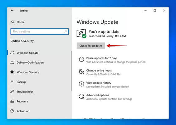 fix the parameter is incorrect external hard drive via updating Windows