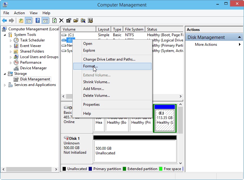 toshiba external hard drive error message