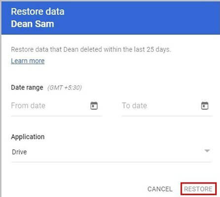 how to recover photos from google cloud