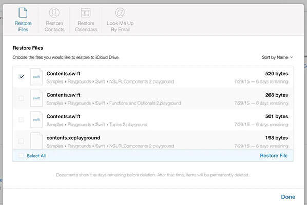 how to recover an overwritten excel file on mac from icloud