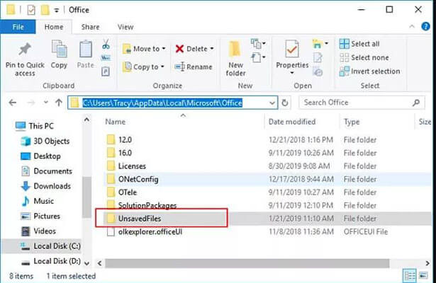 how to recover overwritten excel file with no previous version