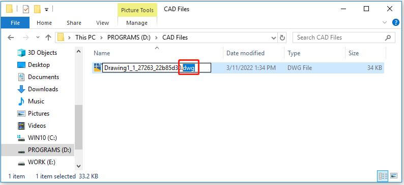 how to open recovered files in autocad