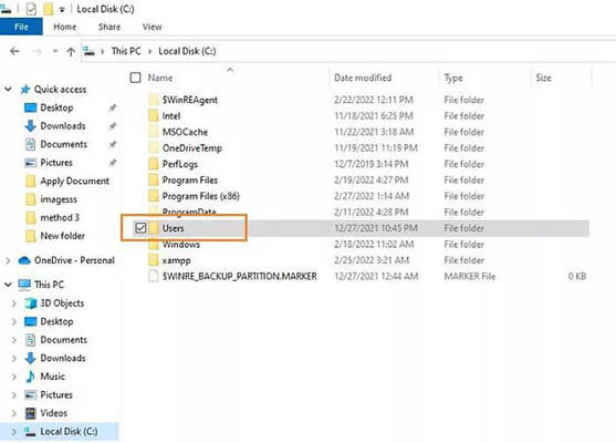 excel temp file location