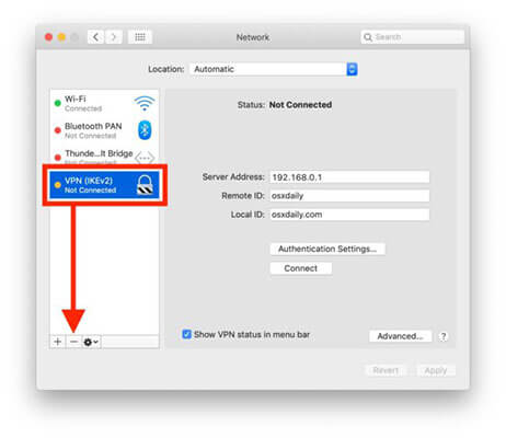 fix icloud notes not syncing via disabling VPN on mac