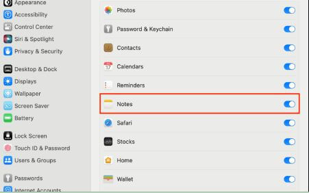 fix icloud notes not syncing on iphone via Notes syncing enabled on Mac