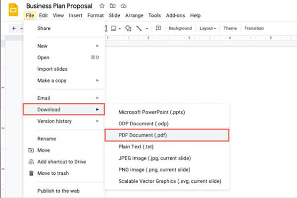 How To Save Google Slides As PDF Without Third Party Tools 