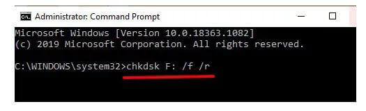 run chkdsk on computer